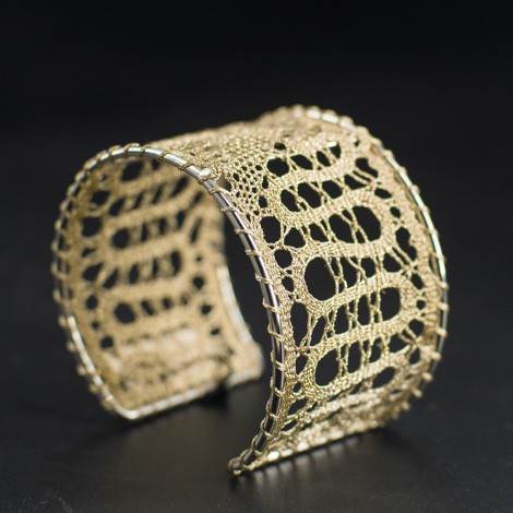 lace pattern, handmade bracelet