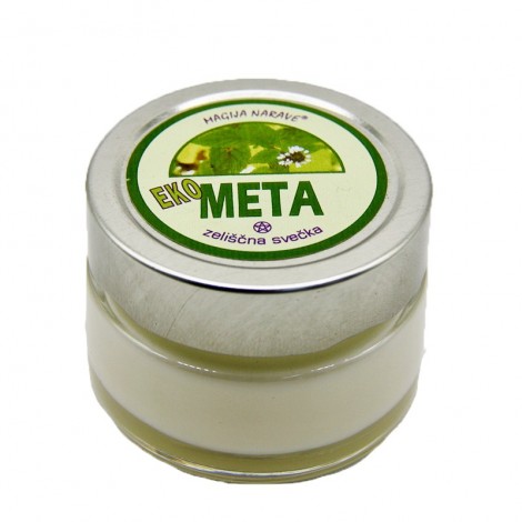 naravna zeliščna sveča meta
