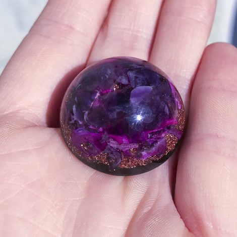 Orgone, crystal, energetic, pocket orgonite