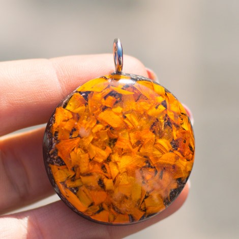 CITRINE ORGONITE NECKLACE