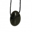 jet stone, energy necklace, energy jewel with crystals