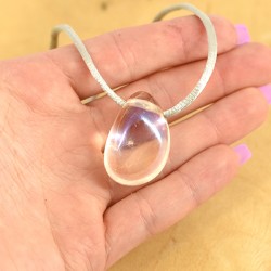 aqua aura crystal, energy pendant, crystal shop