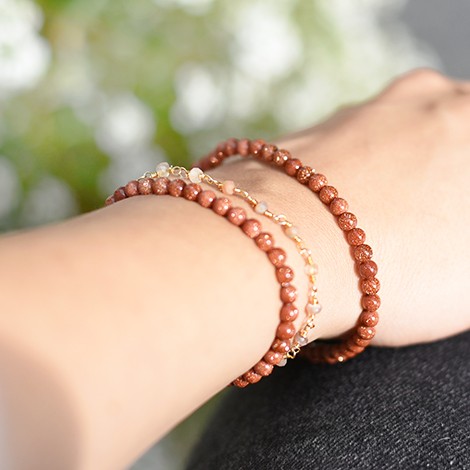 sunstone, energy bracelet, healing power of crystal