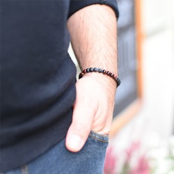 red tiger's eye, onyx crystal, crystal shop, energy bracelet