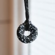 snow obsidian crystal, energy pendant, gift idea, healing power of crystal