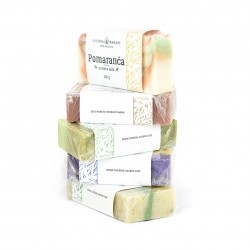 hand made hard soap, orange, natural soap, natural cosmetics, skin care