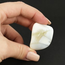 milky opal, opal, milky opal pocket crystal, loyalty crystal, spontaneity crystal, karma, devotion