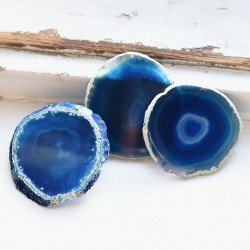 blue agate crystal cup plate, crystal shop, energy crystals
