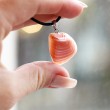 apricot agate crystal necklace pendant, crystal shop