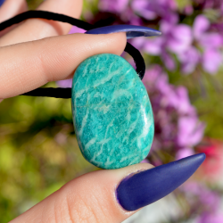 AMAZONITE necklace teardrop, amazonite crystal, amazonite gemstone,