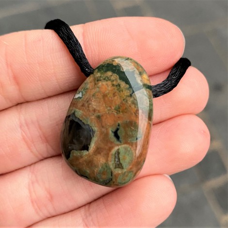 rhyolite necklace, rhyolite crystal, crystal shop, energy jewelry