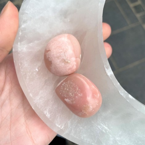 Andean pink opal, pocket gemstone, pocket crystal, crystal shop