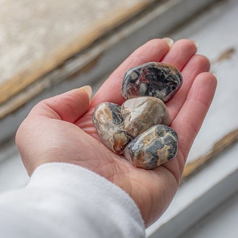 silverleaf jasper, jasper, pocket crystal, crystal for strength,