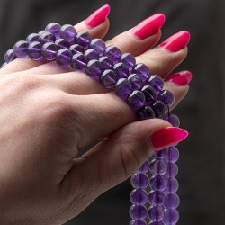 amethyst, amethyst crystal, amethyst pearls, crystal pearls