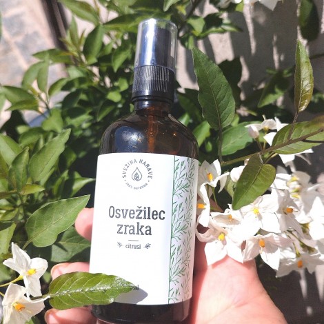 naravni osvežilec zraka citrus, poživljajoč vonj, naravni repelent, sprostitev,