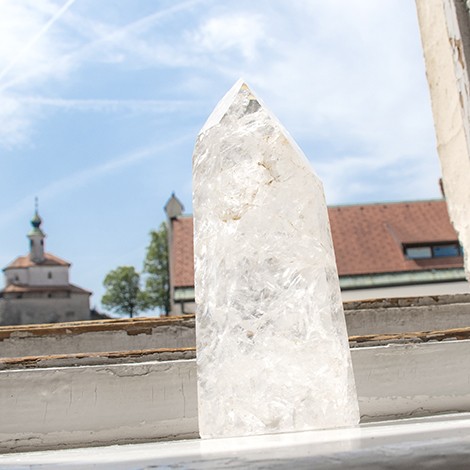 CLEAR QUARTZ polished spike,CLEAR QUARTZ crystal ,CLEAR QUARTZ gemstone, berg stein