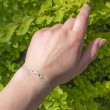 trgovina s kristali, srebrna zapestnica cirkoni infinity darilo  dan žena materinski dan za žensko za učiteljico za prijateljico