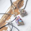 titanium aura, mavrična aura, titanium aura ogrlica, mavrična aura nakit, kristali za zaščito, kristali za prečiščevanje