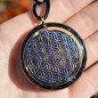 lapis lazuli, črni turmalin, orgonit, orgonit ogrlica, orgonit nakit, kristal za komunikacijo