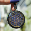 lapis lazuli, črni turmalin, orgonit, orgonit ogrlica, orgonit nakit, kristal za komunikacijo