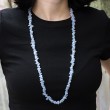 modri kalcedon, modri kalcedon kristal, modri kalcedon ogrlica, grlena čakra, ogrlica čips, kristali za komunikacijo
