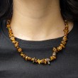 tiger's eye,tiger's eye jewellery, tiger's eye necklace, chips necklace, crystal necklace, energy crystals