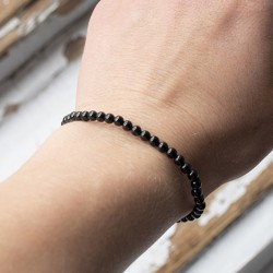 spinel,črni spinel, spinel nakit, spinel zapestnica, zaščitni kristal, energijski nakit