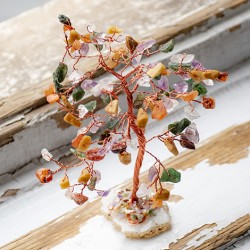CHAKRA tree with  crystals