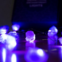 amethyst, amethyst crystal, amethyst lights, crystal lights, fairy lights, anti stress crystal