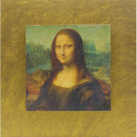 slika v okvirju mona lisa