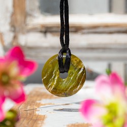 SERPENTINE donut pendant