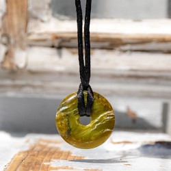 SERPENTINE donut pendant