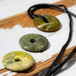 SERPENTINE donut pendant