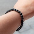BLACK TOURMALINE bracelet 6 mm