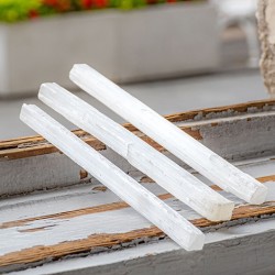 SELENITE raw stick 25 cm