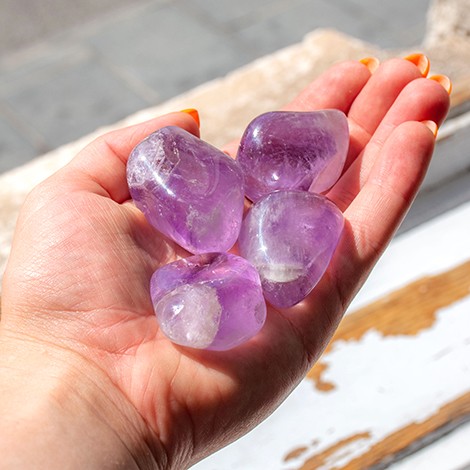 AMETHYST pocket gemstone