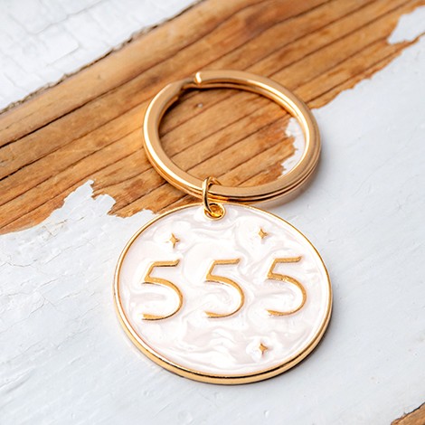 ANGEL NUMBER 555 Keychain