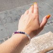 CHAKRAS with CLEAR QUARTZ bracelet 6mm