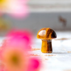 TIGER'S EYE mini mushroom