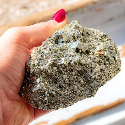 PYRITE raw crystal 100 - 255g