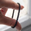 oniks otroška zapestnica oniks kamen kristal za zaščito stabilnost kristal za premagovanje tesnobe