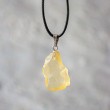 LIBYAN DESERT GLASS necklace, tektite