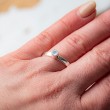 silver ring, white labradorite, rainbow moon stone, crystal jewlery