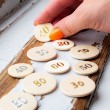 Number stickers, age stickers, bbirthday cards