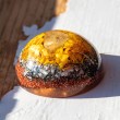 orgonite, citrine, orgonite with citrine, orgonite with shungite, pocket orgonite
