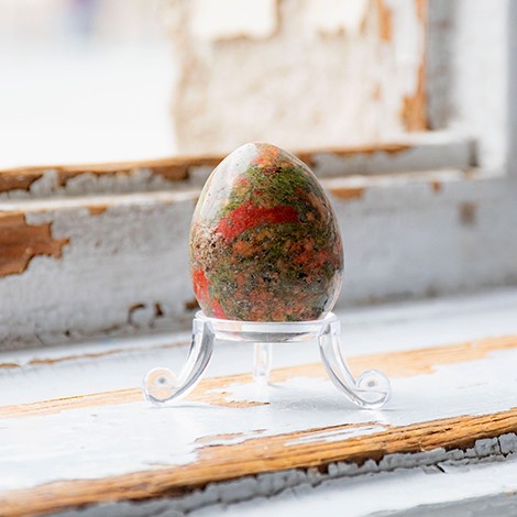 unakite, unakite crystal, unakite egg, crystal carvings, crystal egg, decoration crystals