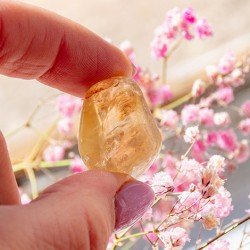 CITRINE NATURAL pocket crystal, citrine, citrine crystal, citrine gemstone,