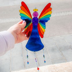 sun catcher angel, home decor, good gift, crystal shop