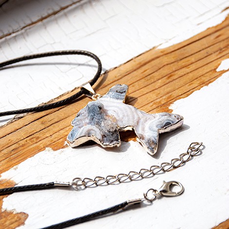 Chalcedony necklace, blue chalcedony, crystal jewellery, chalcedony jewellery, crystal necklace