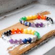 chakra bracelet, bracelet for chakras, bracelet for seven chakras